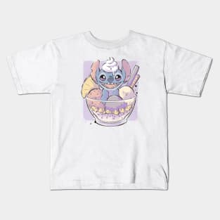 Stitch Ice Cream Kids T-Shirt